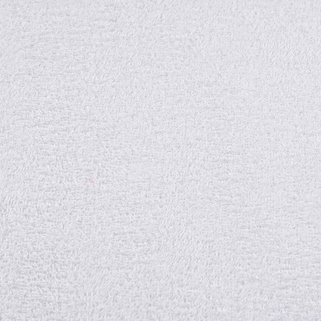 Sauna Towels 4 pcs White 80x200 cm 360 gsm 100% Cotton
