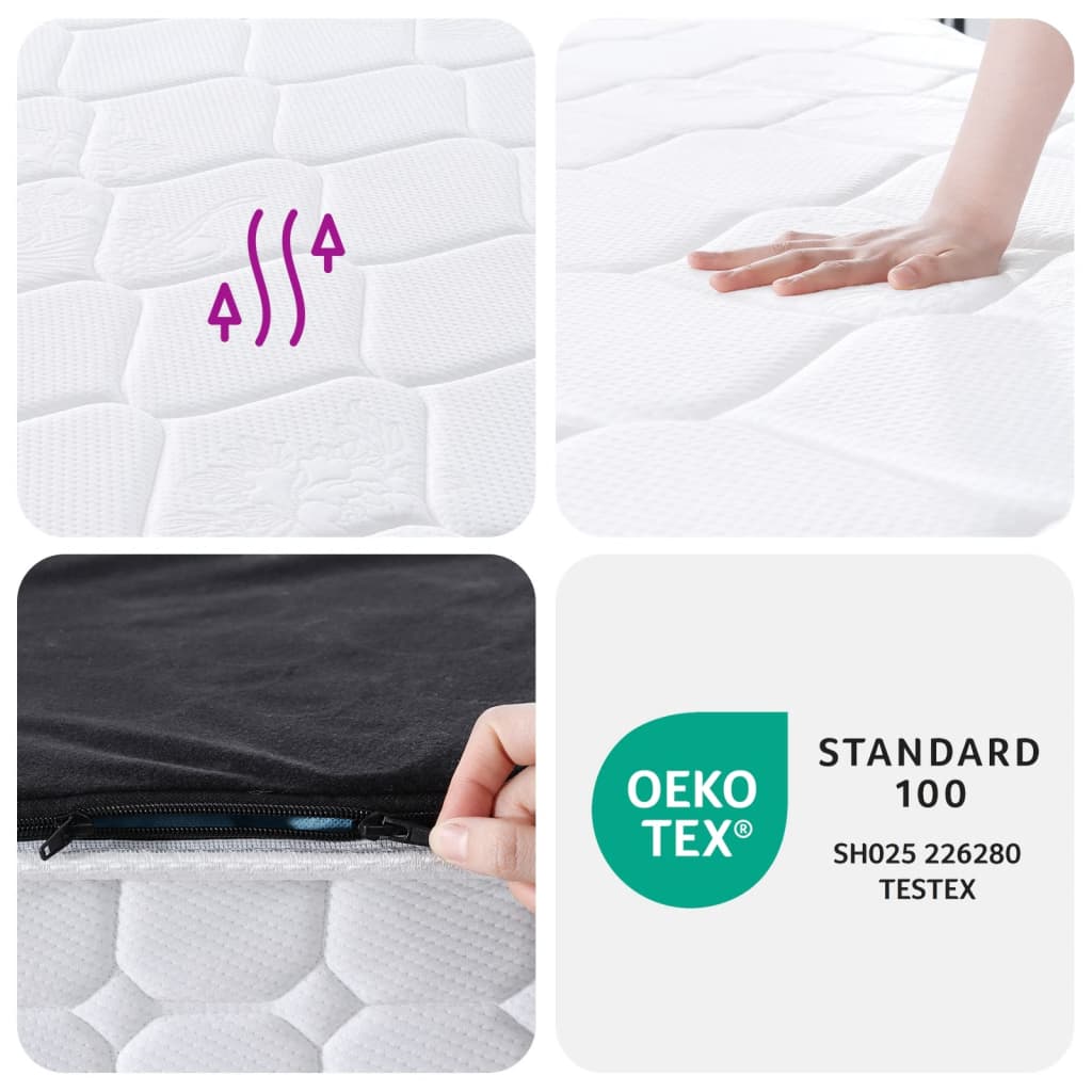 Pocket Spring Mattress Medium Firm 90x200 cm