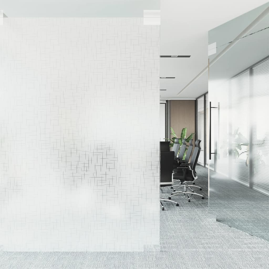 Window Films 2 pcs Frosted Star Pattern PVC