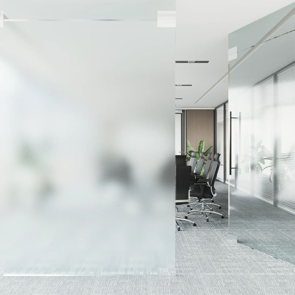 Window Film Static Frosted Transparent Grey 45x2000 cm PVC