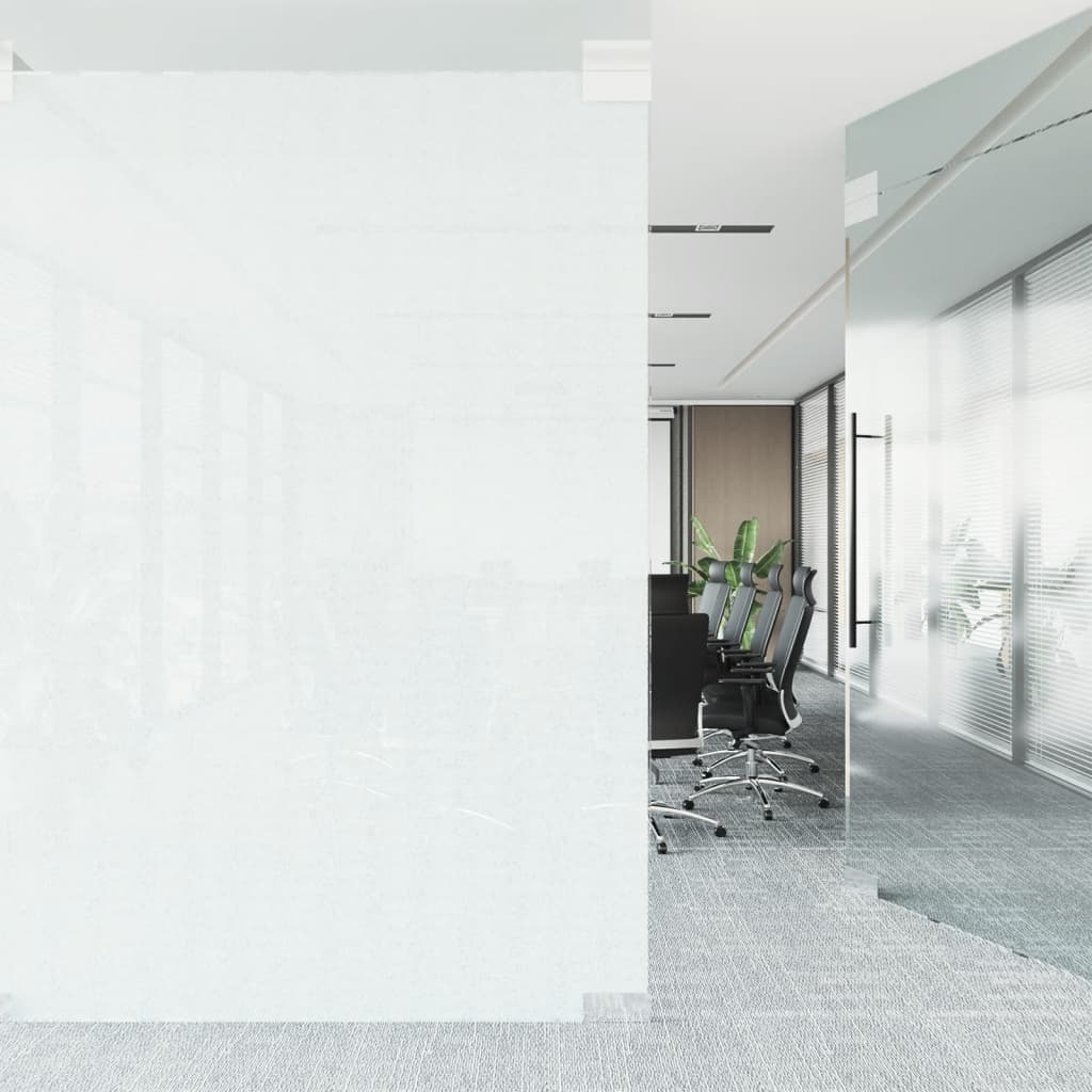 Window Film Static Frosted Transparent White 45x500 cm PVC