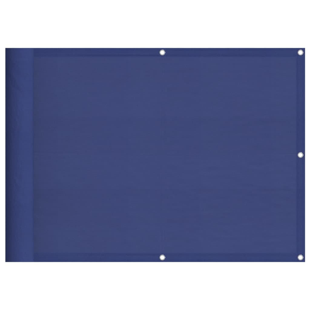 Balcony Screen Blue 75x800 cm 100% Polyester Oxford