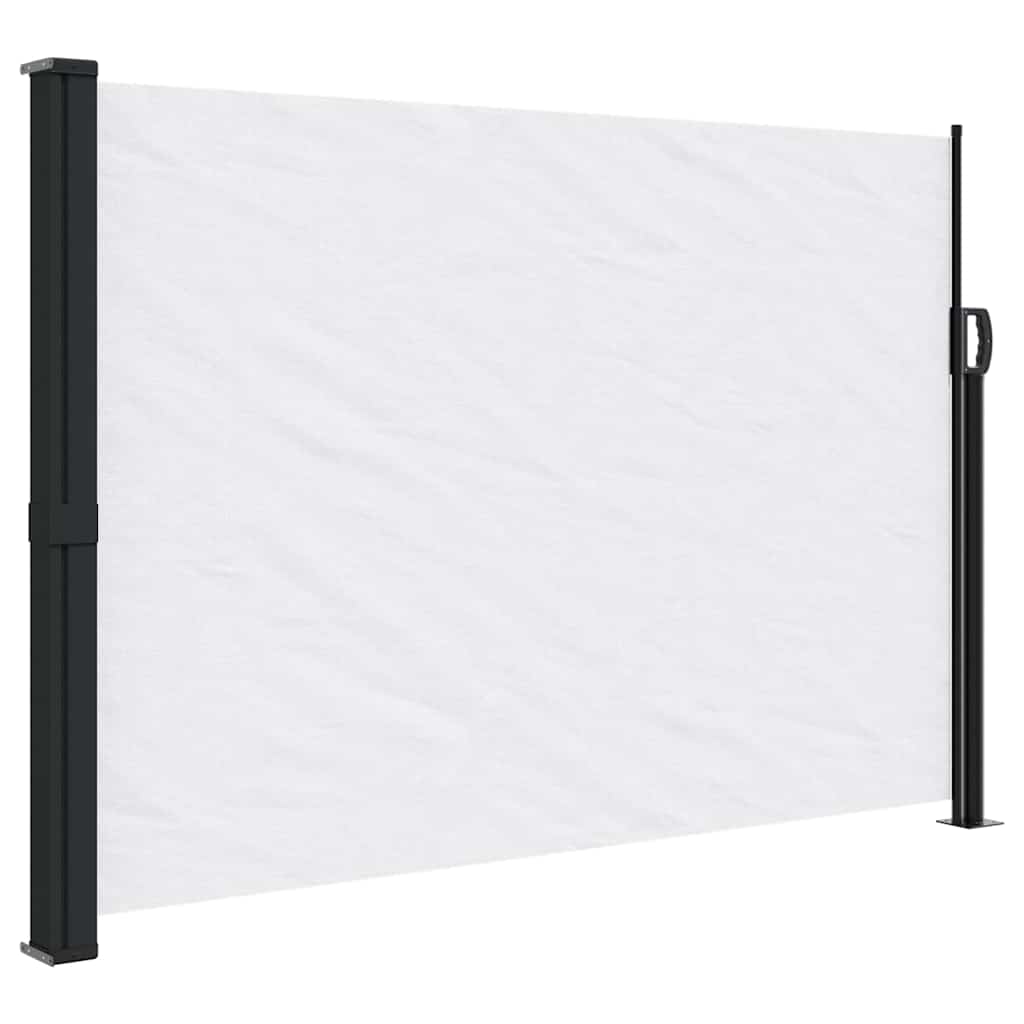 Retractable Side Awning White 140x600 cm
