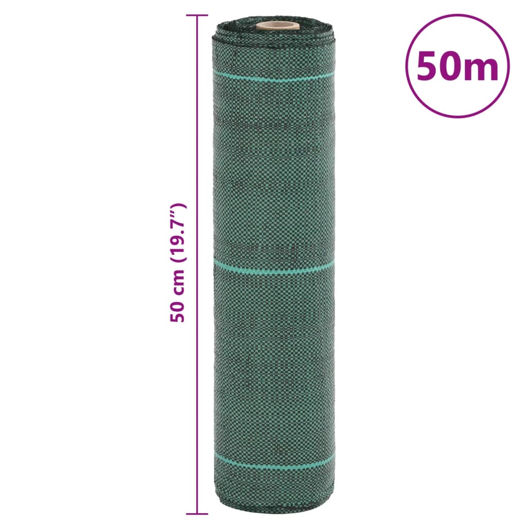 Weed Membrane Green 0.5x50 m PP