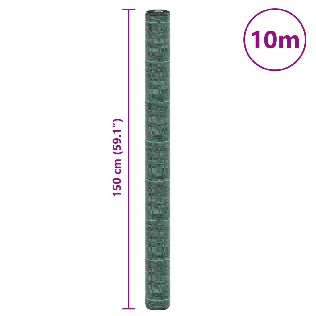 Weed Membrane Green 1.5x10 m PP