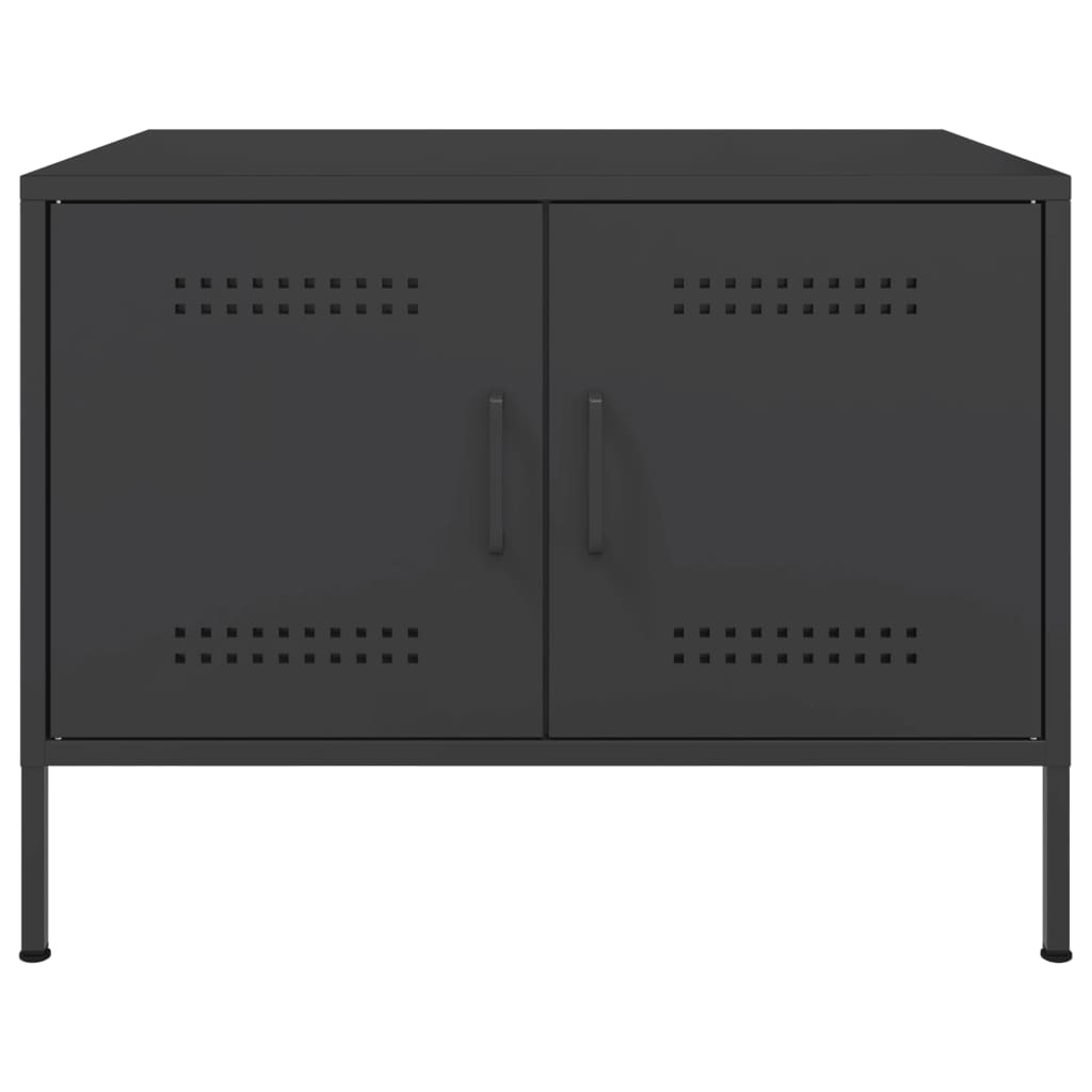Coffee Table Black 68x50x50.5 cm Steel