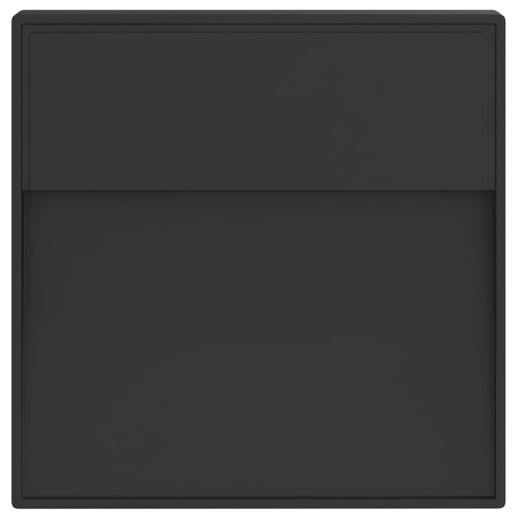 Outdoor LED Wall Light Black Die-cast Aluminium
