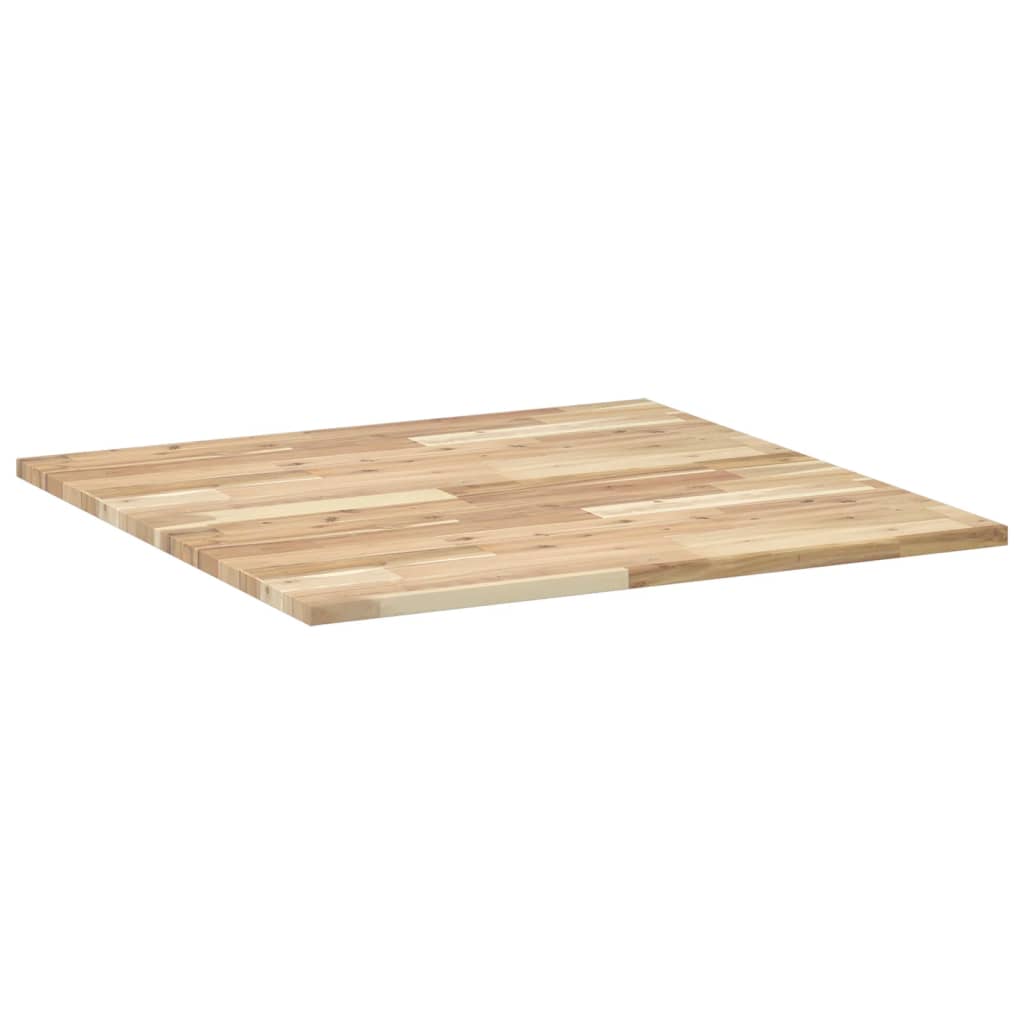 Table Top Square 80x80x2 cm Solid Wood Acacia