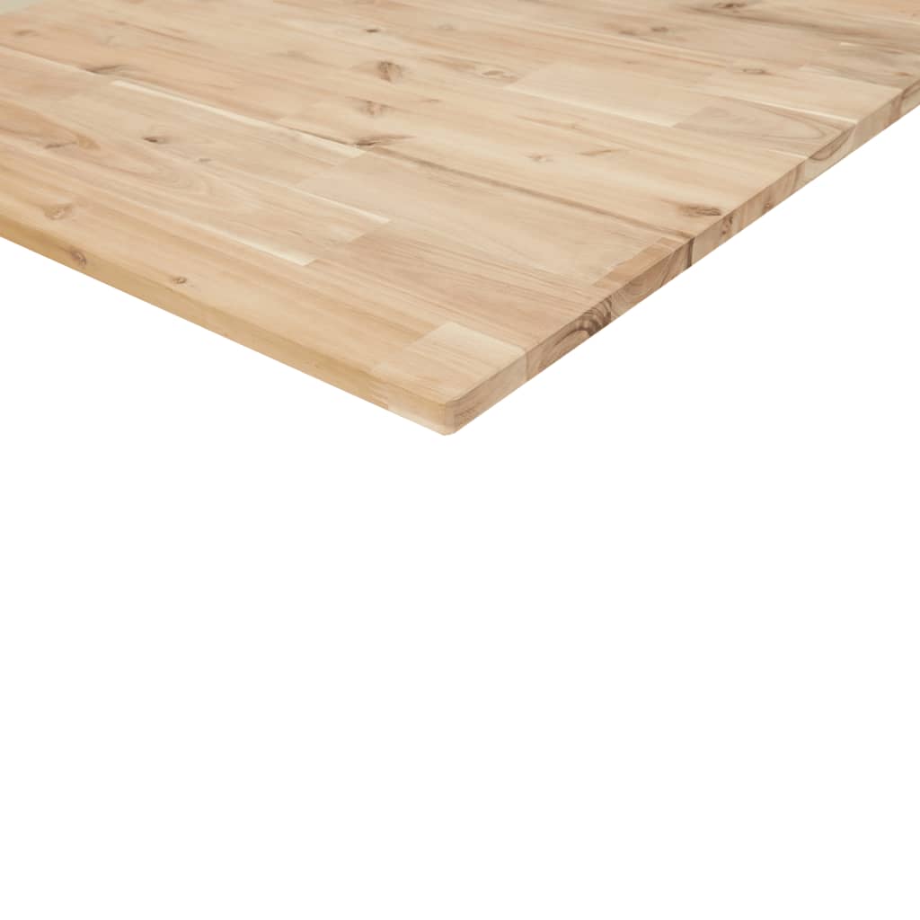 Table Top Square 80x80x2 cm Solid Wood Acacia