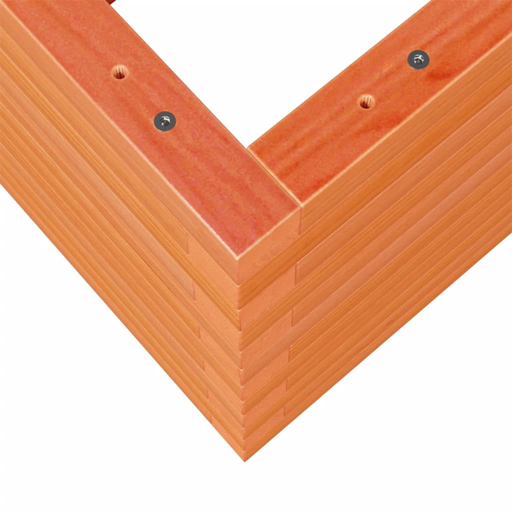 Garden Planter Wax Brown 90x40x46 cm Solid Wood Pine