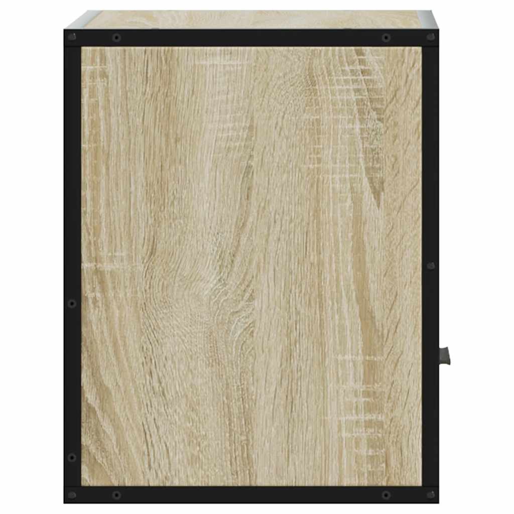 Wall-mounted Bedside Cabinet Sonoma Oak 40x31x39.5 cm