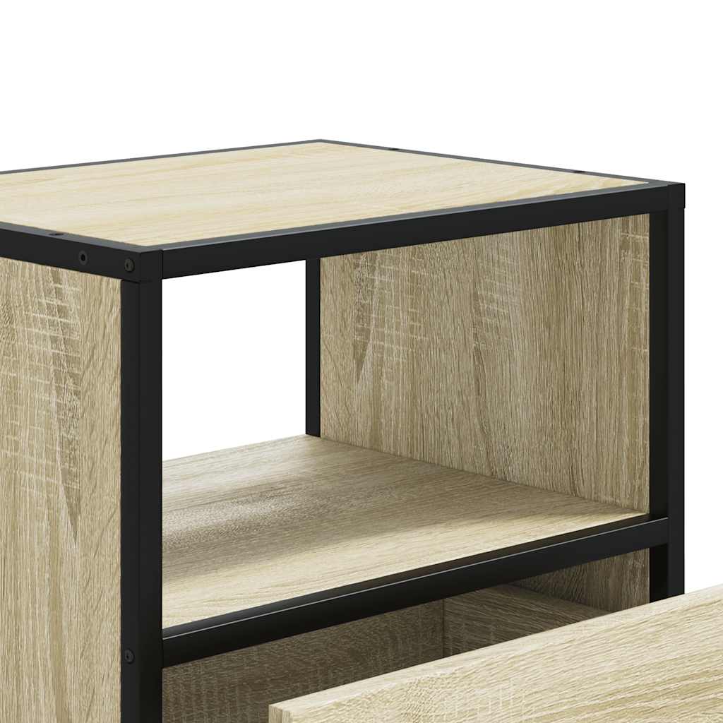 Wall-mounted Bedside Cabinet Sonoma Oak 40x31x39.5 cm