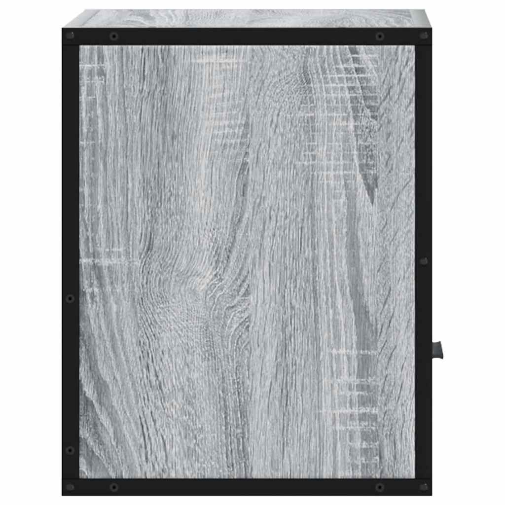 Wall-mounted Bedside Cabinets 2 pcs Grey Sonoma 40x31x39.5 cm