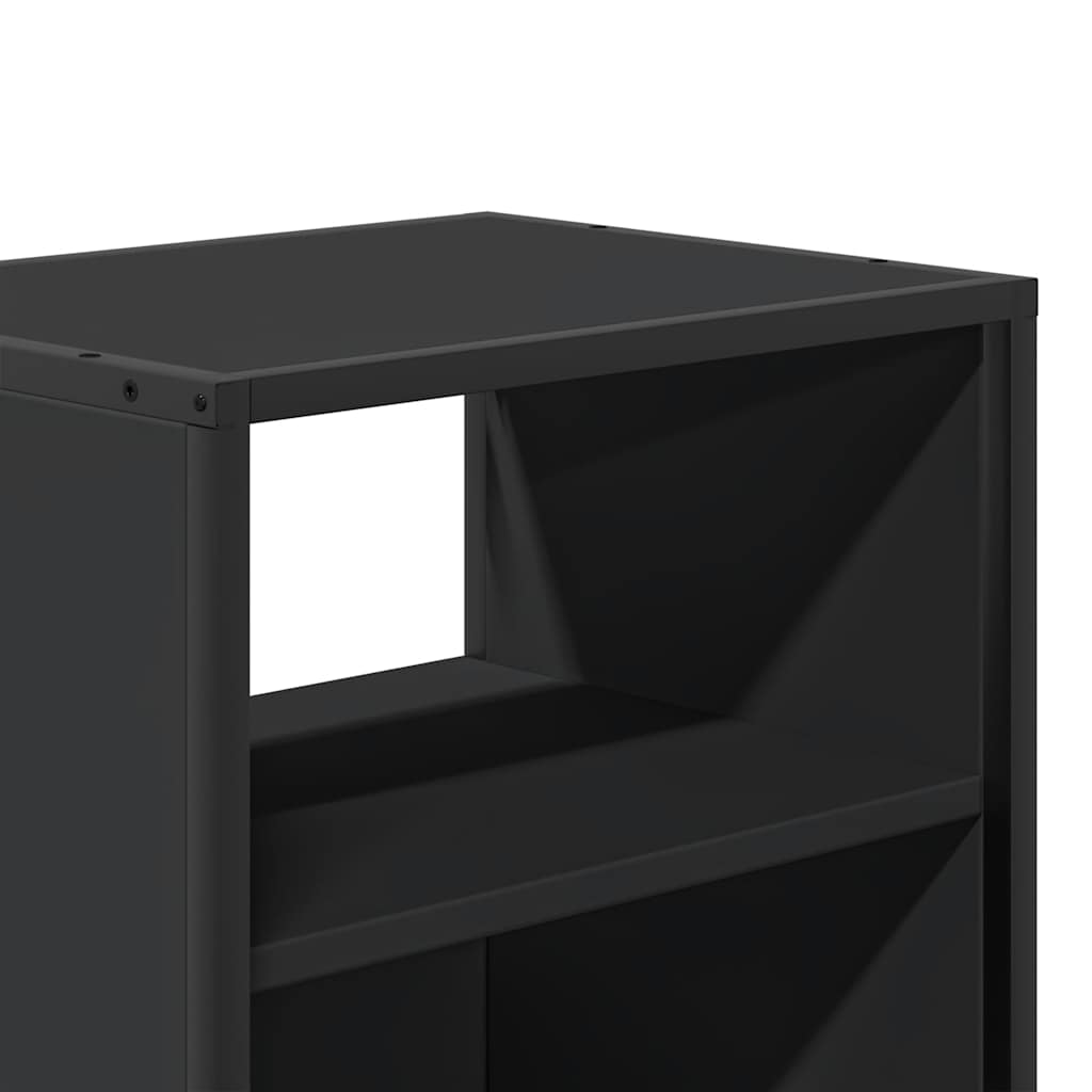 Wall-mounted Bedside Cabinet Black 40x31x39.5 cm