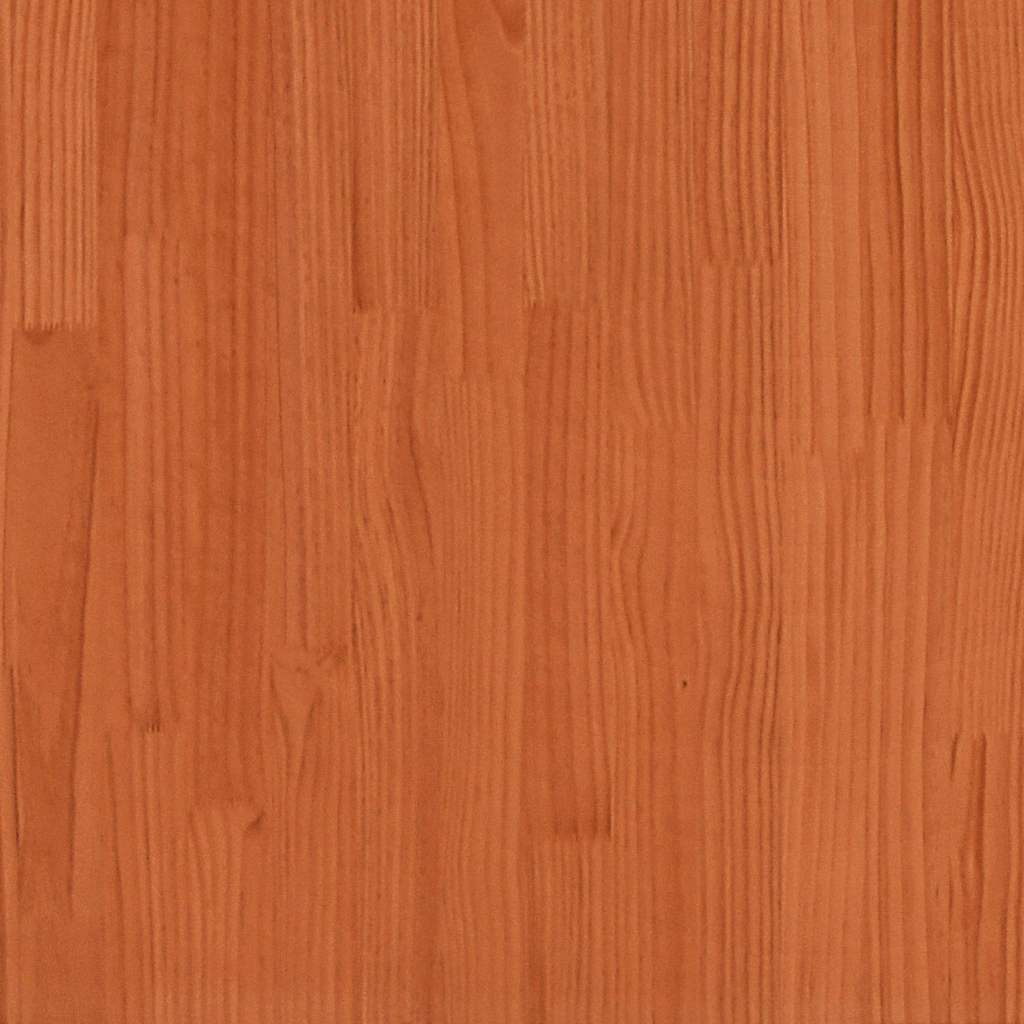 Under-Bed Drawers 2 pcs Wax Brown 65x55x17 cm Solid Wood Pine