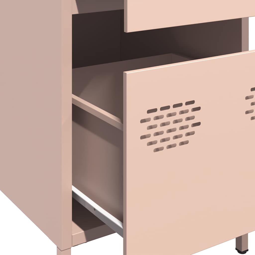 Sideboard Pink 35x39x73.5 cm Cold-rolled Steel