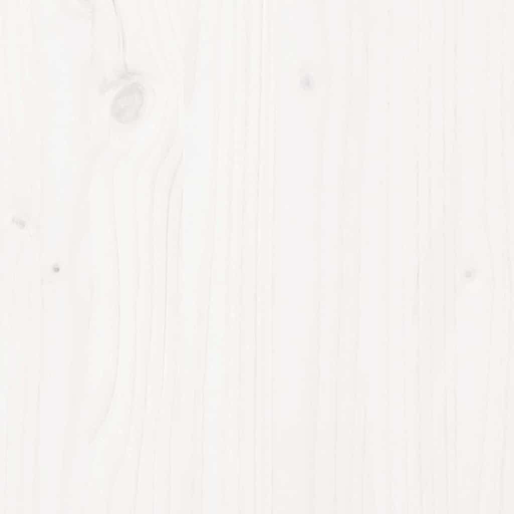 Bed Frame without Mattress White 140x200 cm Solid Wood Pine
