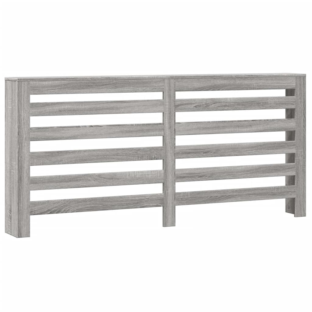 Radiator Cover Grey Sonoma 175x20x82 cm Engineered Wood