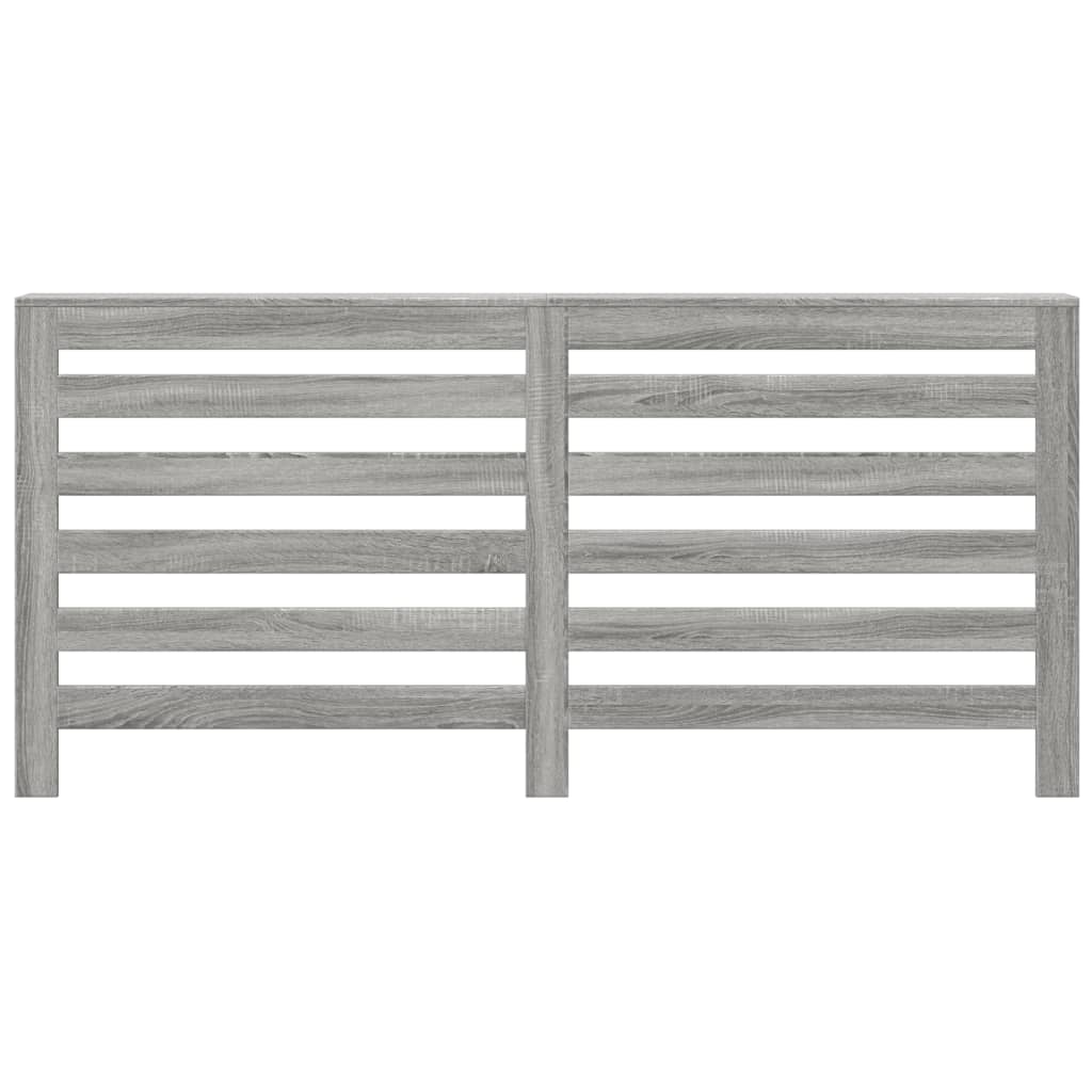 Radiator Cover Grey Sonoma 175x20x82 cm Engineered Wood