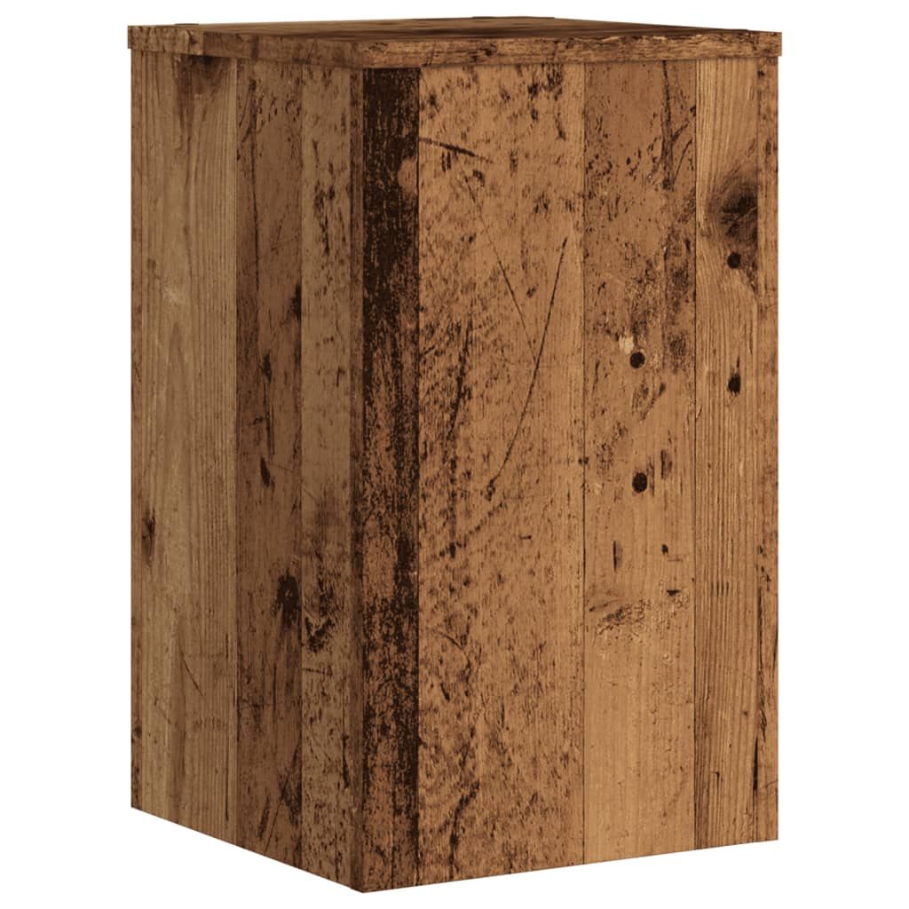 Plant Stands 2 pcs Old Wood 30x30x50 cm Engineered wood