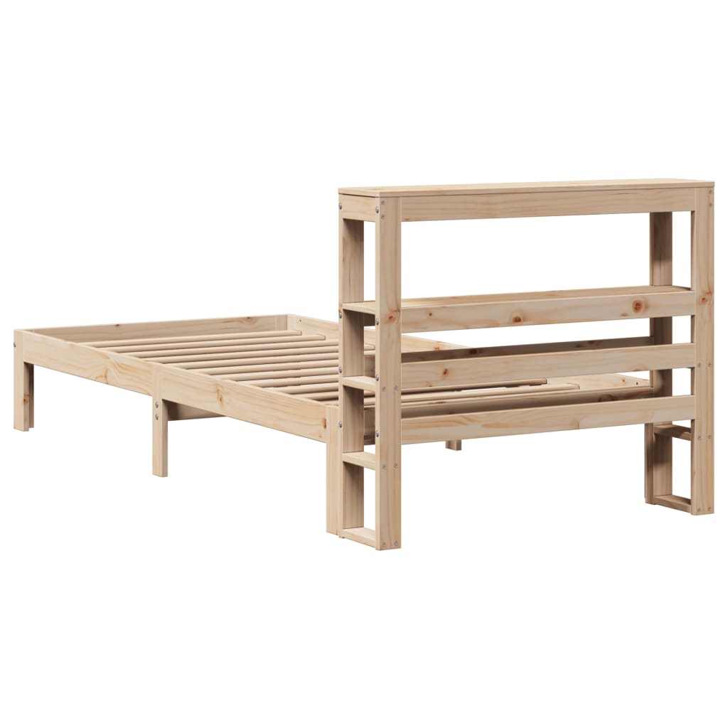 Bed Frame with Headboard without Mattress 90x200 cm