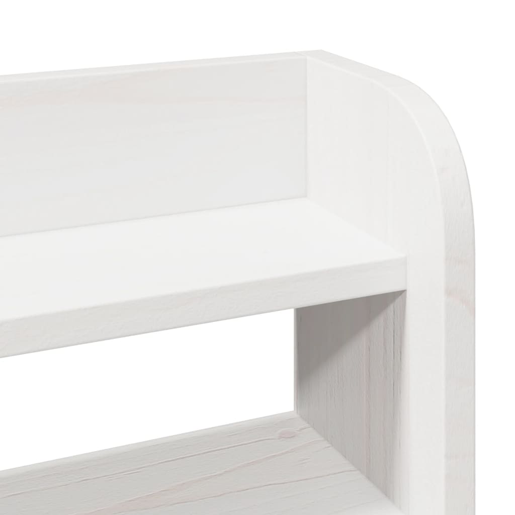 Bed Frame with Headboard without Mattress White 135x190 cm Double