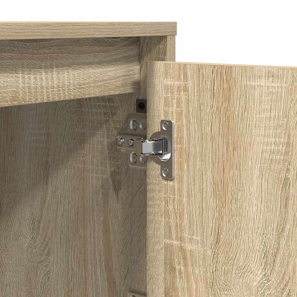 Bedside Cabinet Sonoma oak 39 x 34.5 x 50 cm Engineered wood