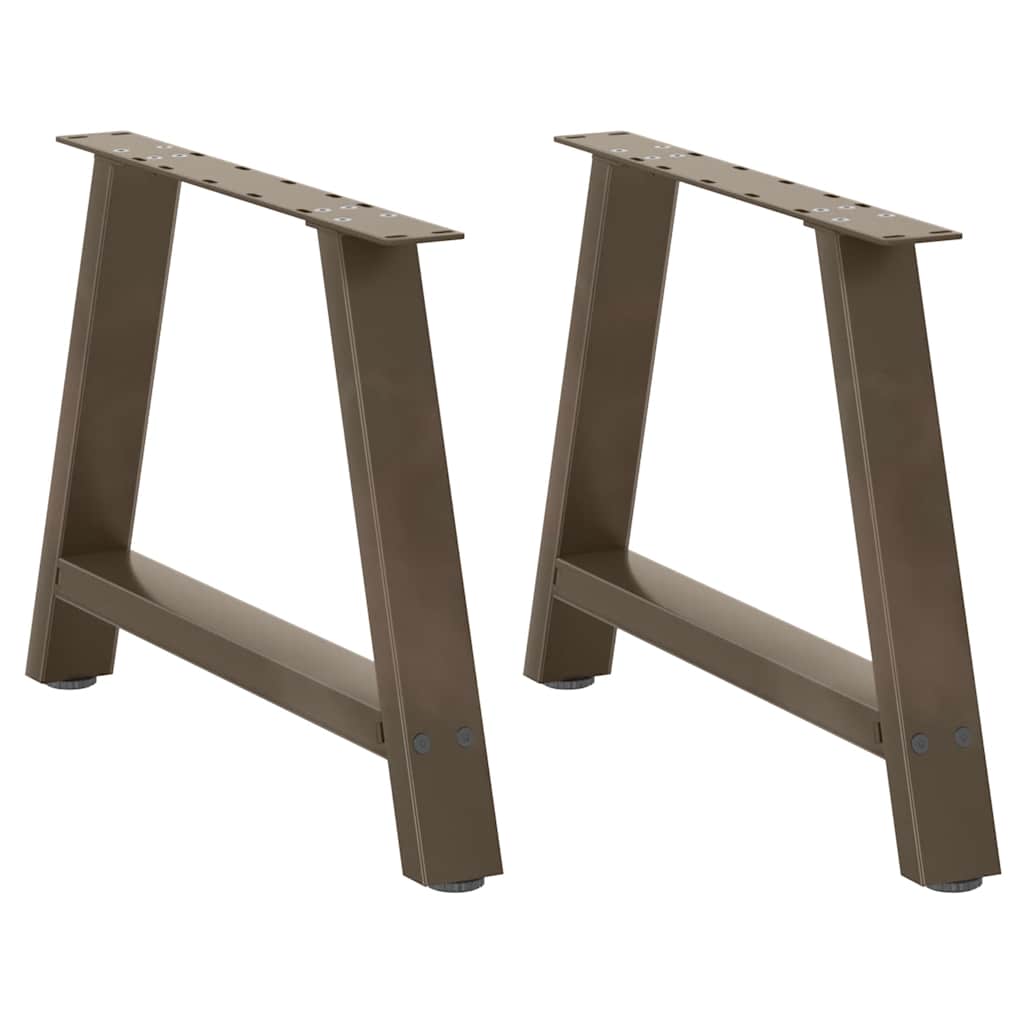 Coffee Table Legs A-Shaped 2 pcs 70x(42-43) cm Steel
