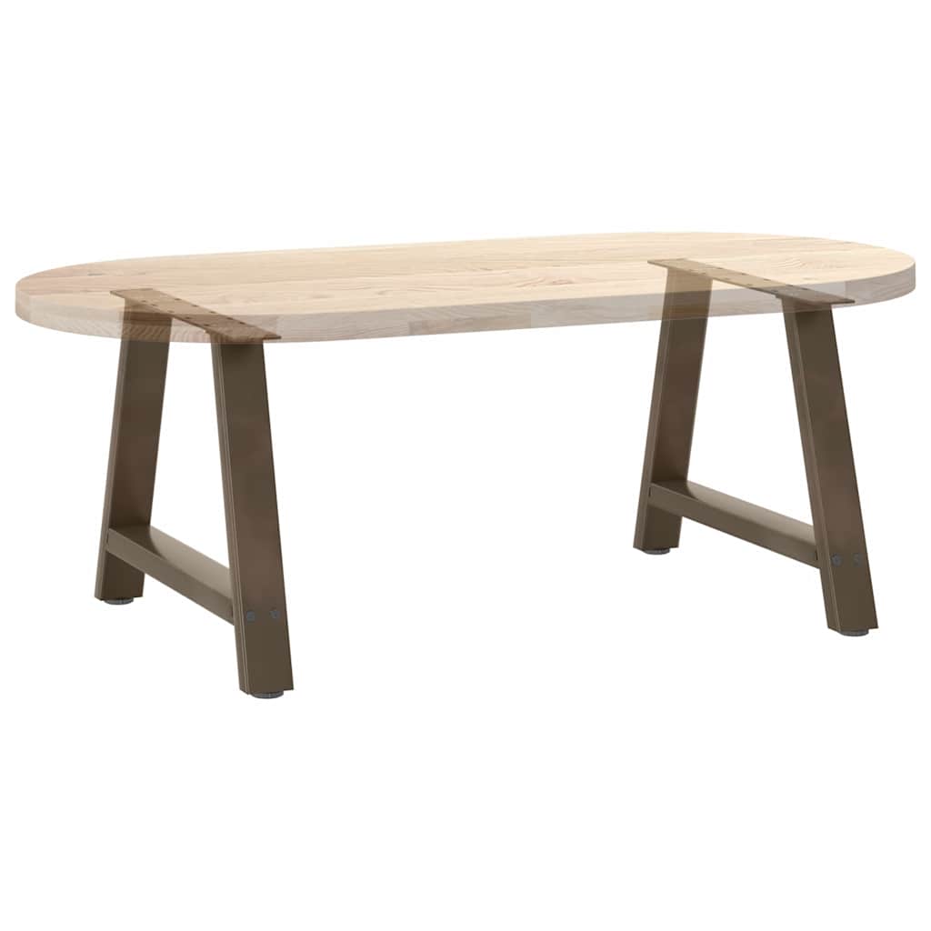 Coffee Table Legs A-Shaped 2 pcs 70x(42-43) cm Steel