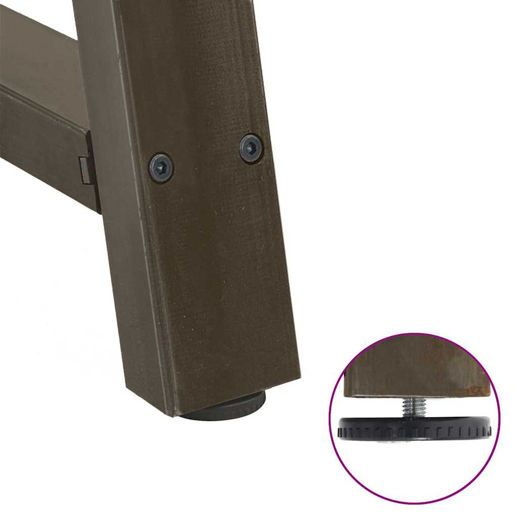 Coffee Table Legs A-Shaped 2 pcs 70x(42-43) cm Steel