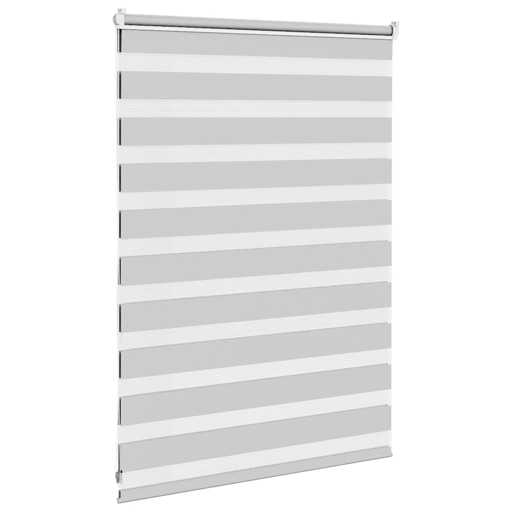 Zebra Blind Light Grey 100x100 cm Fabric Width 95.9 cm Polyester