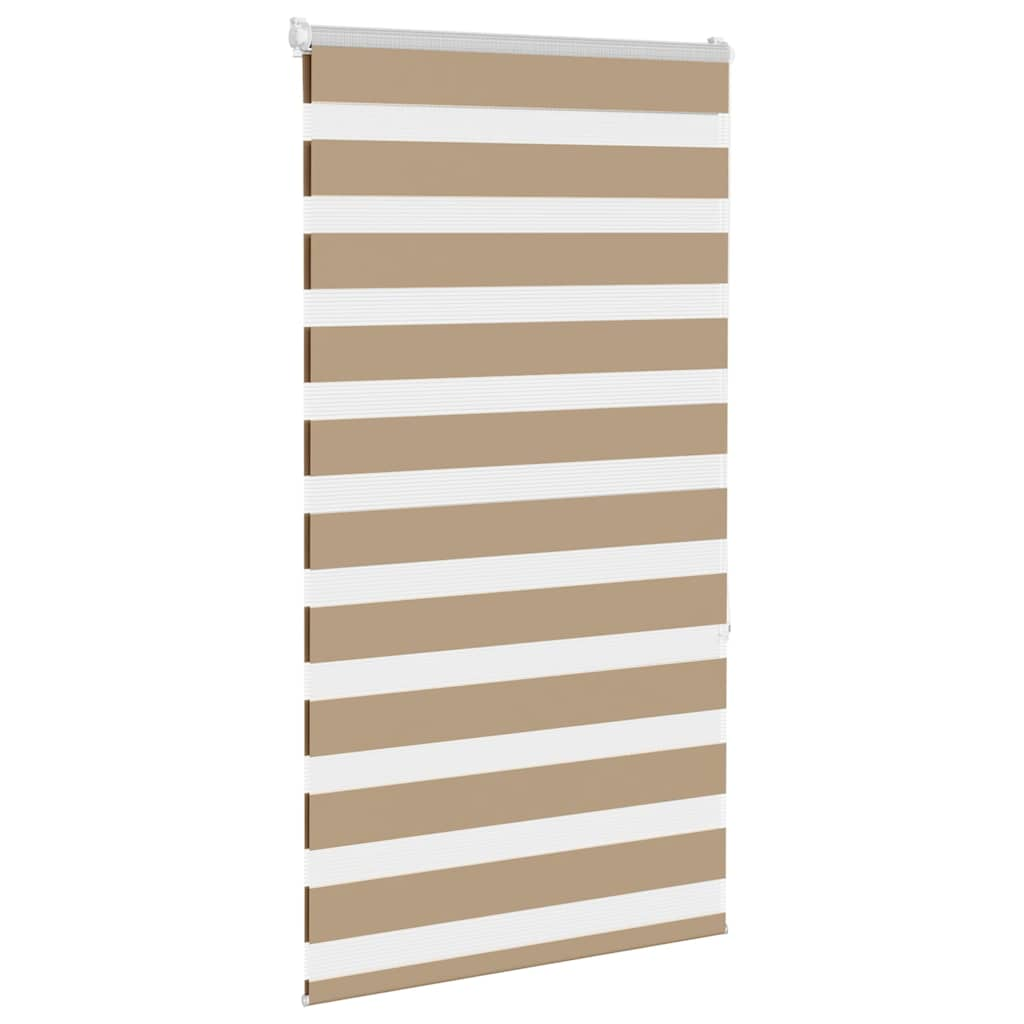 Zebra Blind Sand Brown 85x150 cm Fabric Width 80.9 cm Polyester