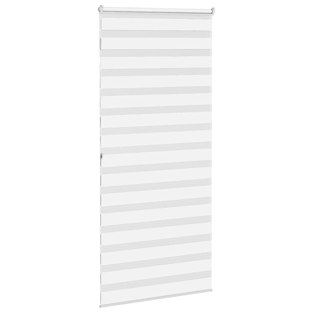 Zebra Blind White 115x200 cm Fabric Width 110.9 cm Polyester