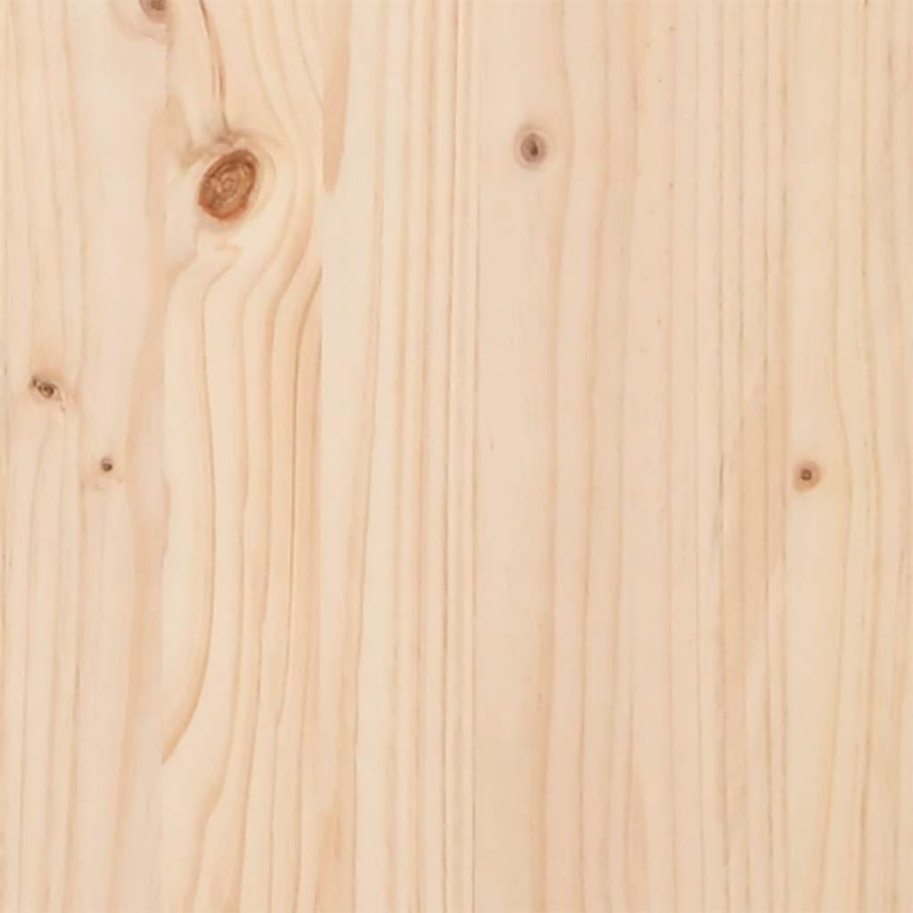 Bed frame without Mattress 135x190 cm Double Solid Wood Pine