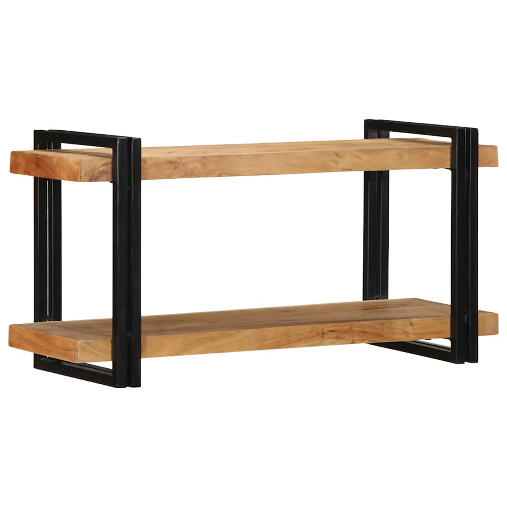 Wall Shelf 90x33x45 cm Solid Wood Acacia