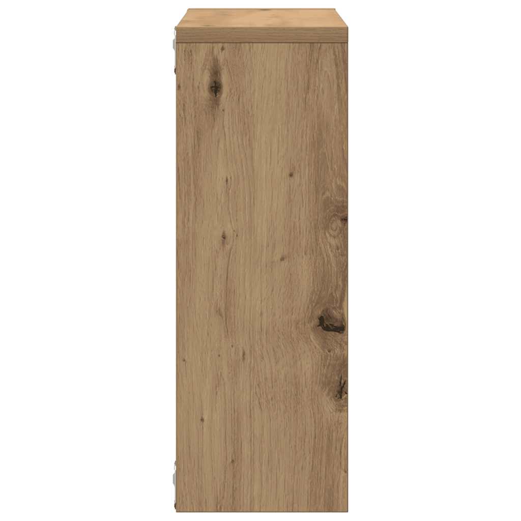 Wall Shelf Artisan Oak 45x16x45 cm Engineered Wood