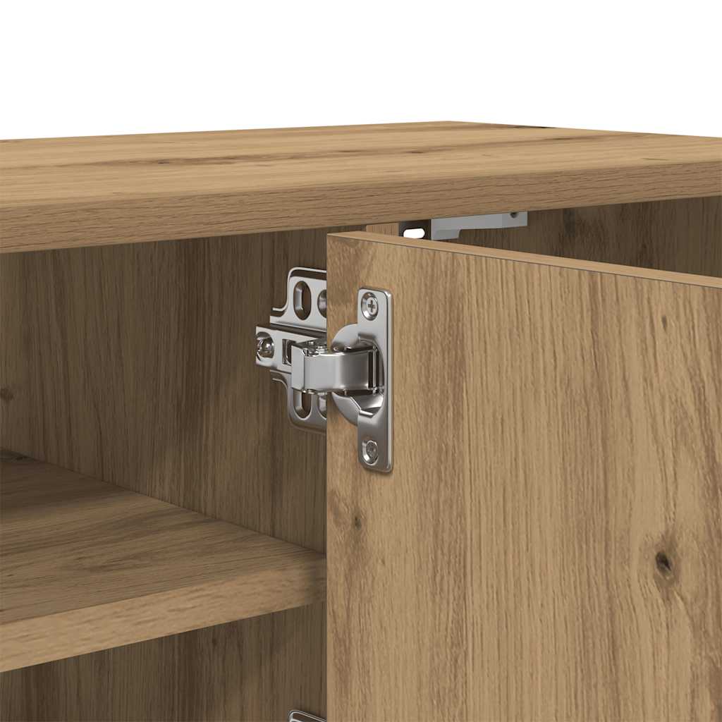 Wall Cabinet Artisan Oak 101x30x29 cm Engineered Wood