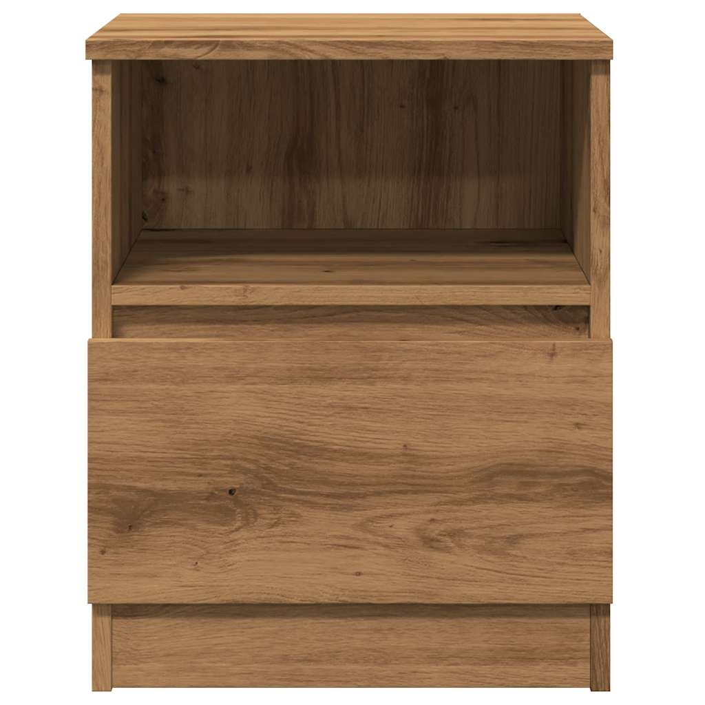 Bedside Cabinets 2 pcs Artisan Oak 40x40x50 cm Engineered Wood