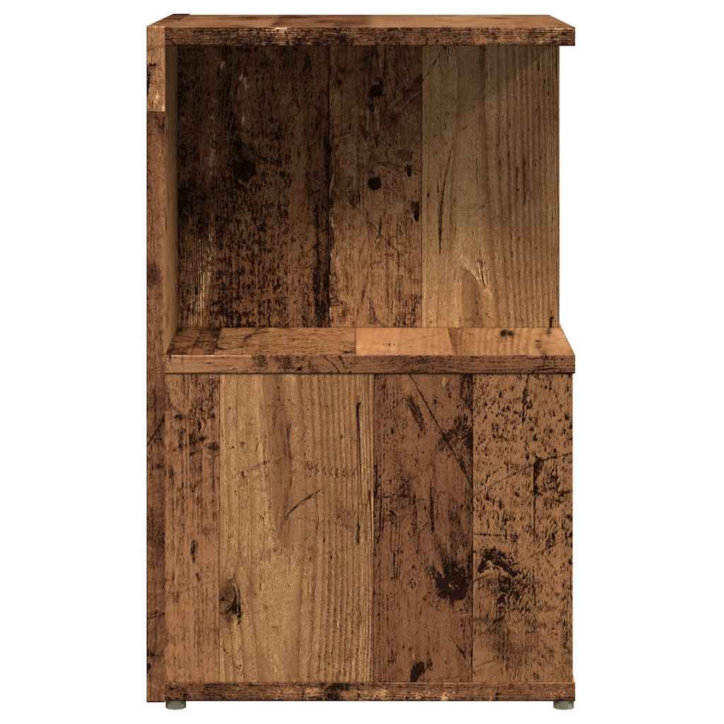 Bedside Cabinets 2 pcs Old Wood 35x35x55 cm Engineered Wood