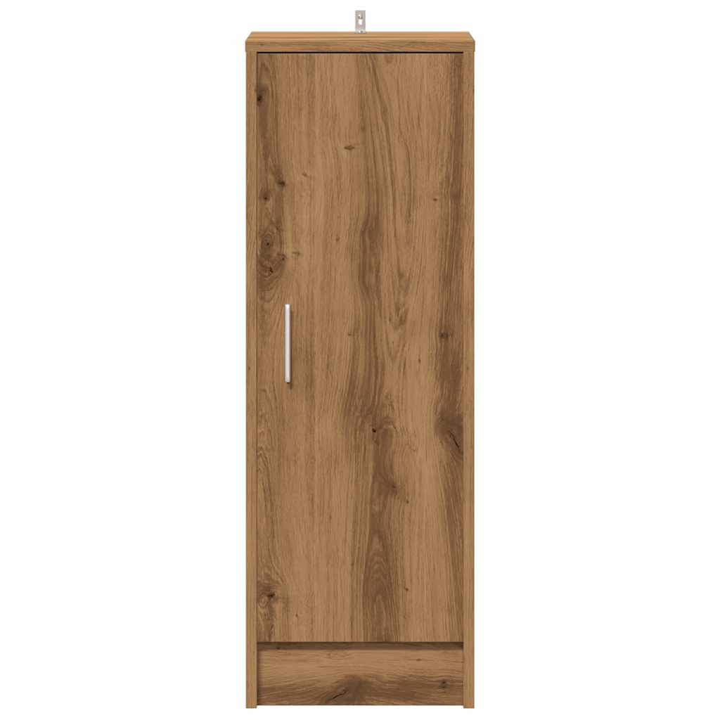 Shoe Cabinet Artisan Oak 32x35x92 cm Engineered Wood