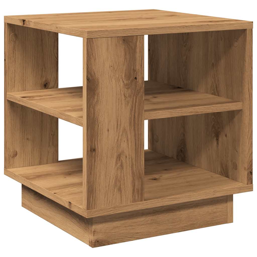 Coffee Table Artisan Oak 40x40x43 cm Engineered Wood