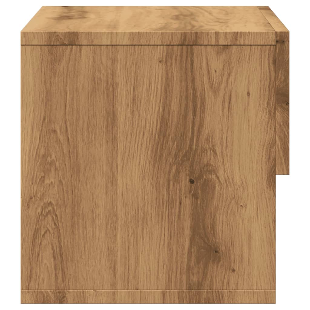 Wall-mounted Bedside Cabinet Artisian Oak