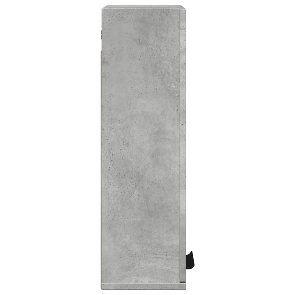 Wall-mounted Bathroom Cabinet Concrete Grey 32x20x67 cm