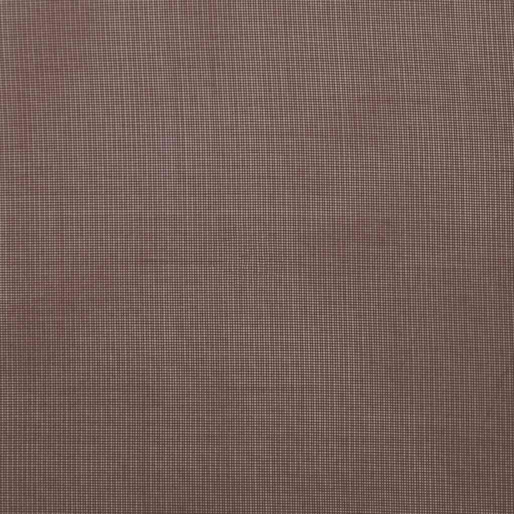 Voile Curtains with Rod Pockets 2 pcs Brown