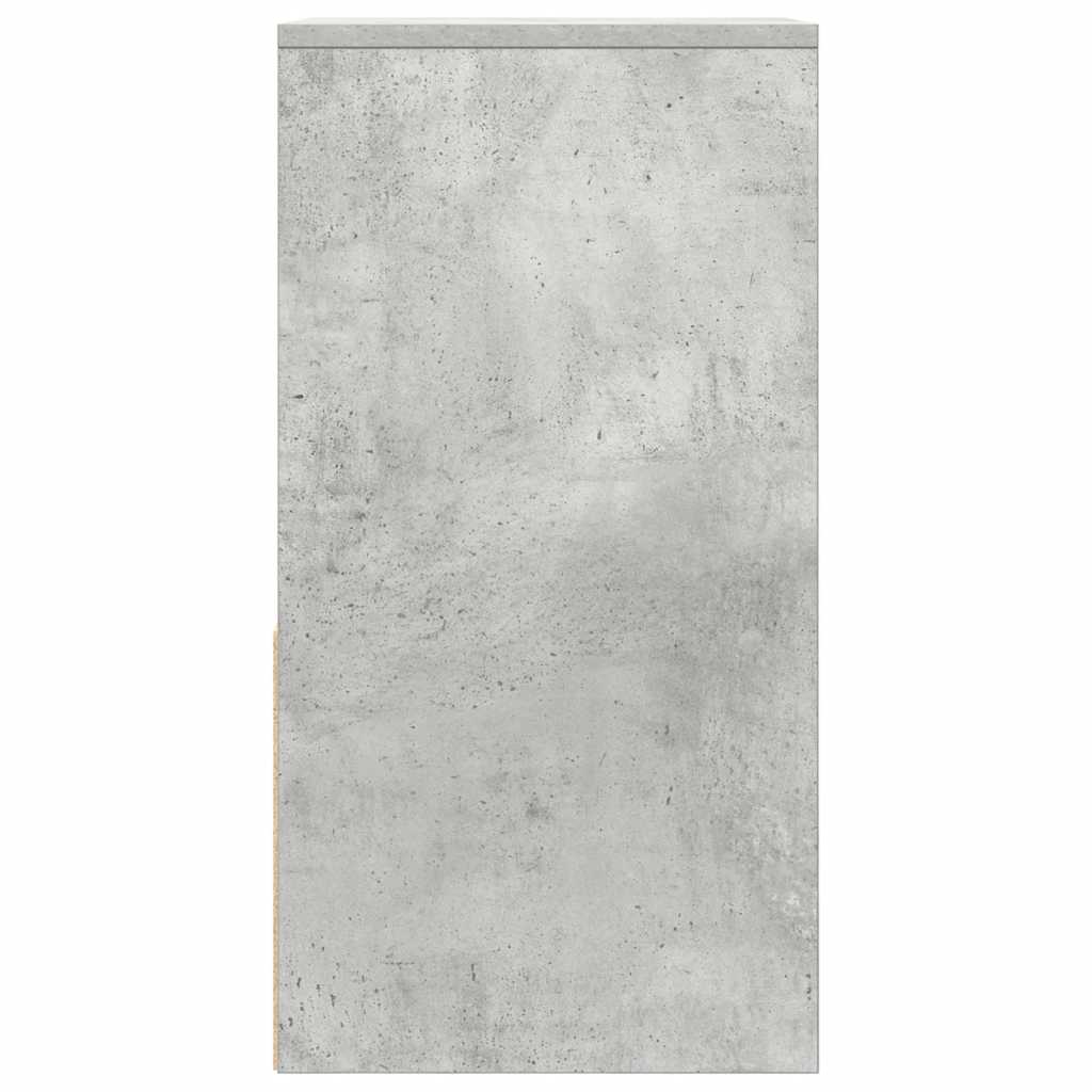 Bedside Cabinets with Drawer 2 pcs Concrete Grey 35x34x66.5 cm