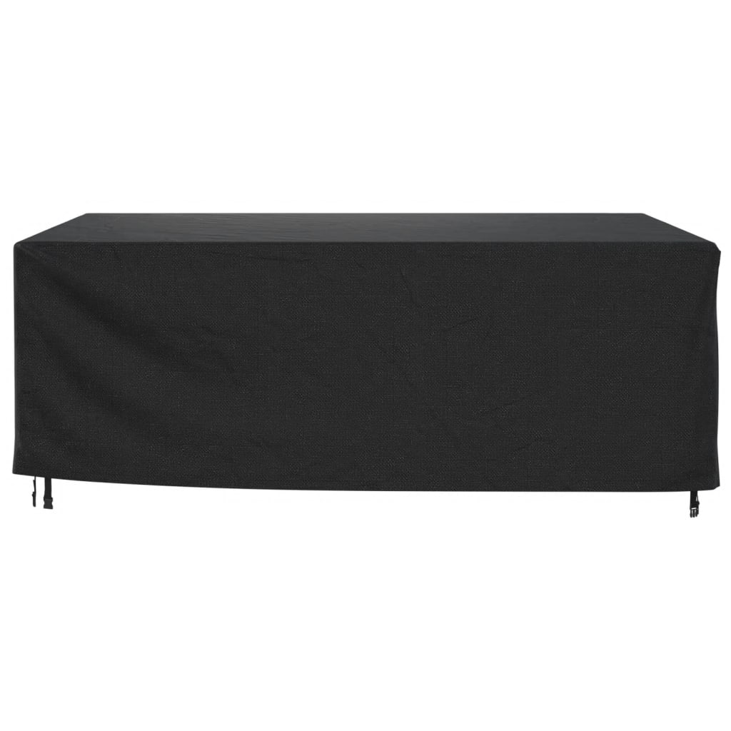 Garden Furniture Covers 2 pcs Black 250x210x90 cm Waterproof 420D