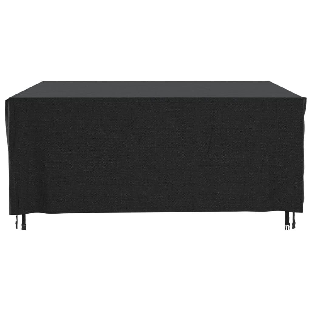 Garden Furniture Covers 2 pcs Black 250x210x90 cm Waterproof 420D