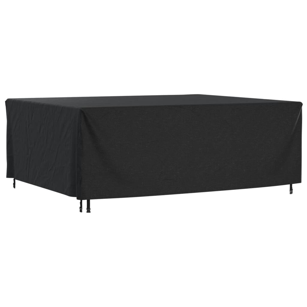 Garden Furniture Covers 2 pcs Black 250x210x90 cm Waterproof 420D
