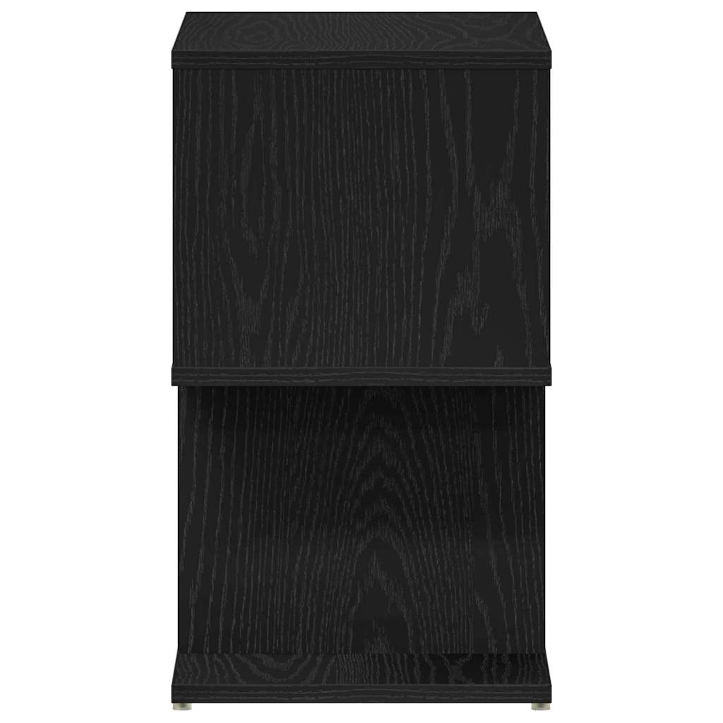 Bedside Cabinet Black oak 50 x 30 x 51,5 cm Engineered wood