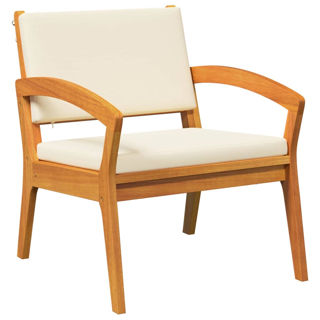 Garden Chair 2 pcs Brown Solid Acacia wood